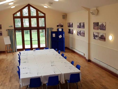 Beech Hill Memorial Hall boardroom presentation style 1