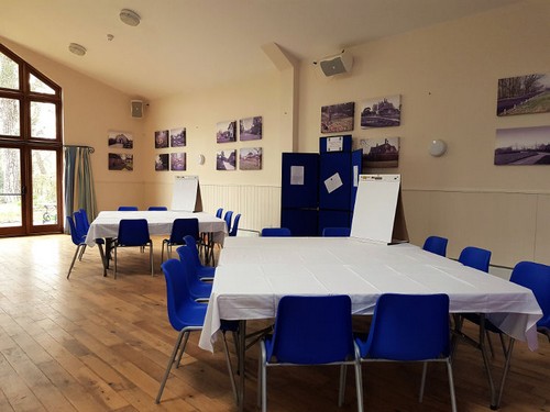 Beech Hill Memorial Hall breakout presentation style