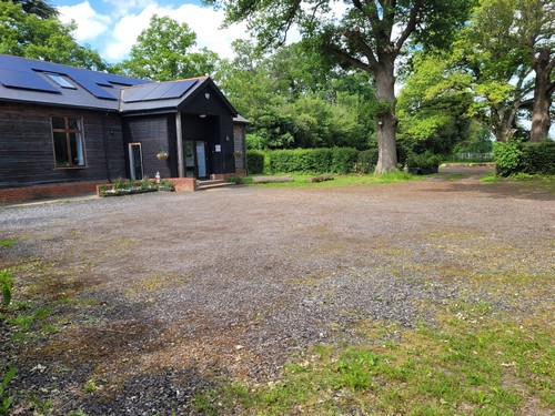 Beech Hill Memorial Hall front car park